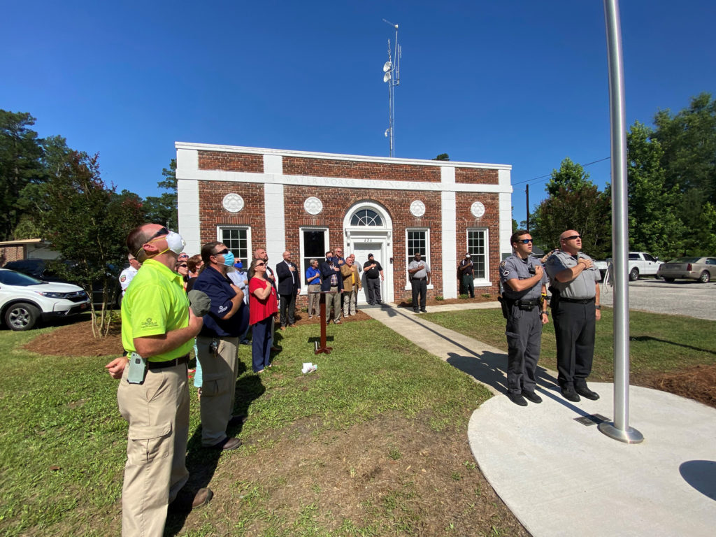 Hartsville Police Department Flag Dedication Ceremony News and Press