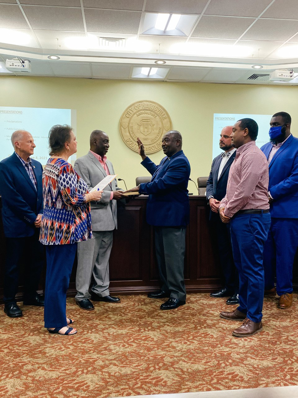 HARTSVILLE COUNCILMAN SWORN IN News and Press